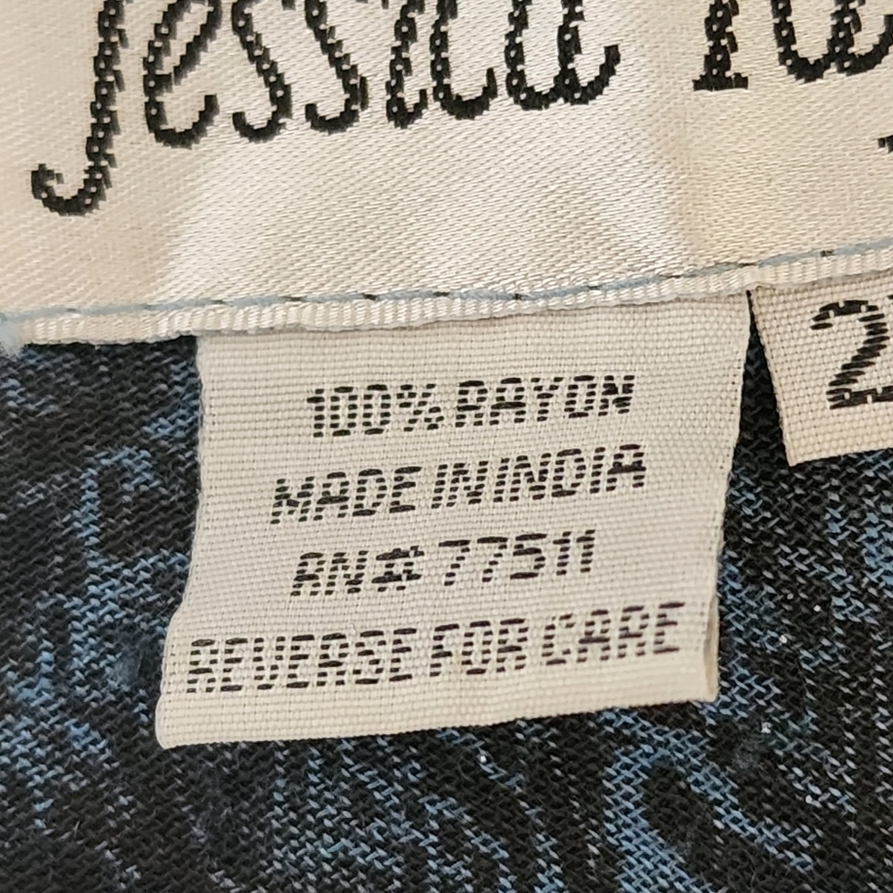 Jessica Taylor Women's Tie Dye Boho Round Hem Shift Midi Dress Size 2X - Picture 6 of 8